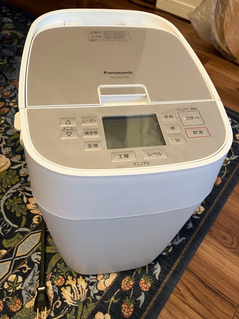 か*ぺ様 Panasonic SD-MDX102 ホームベーカリー　おうち乃が美 Amazon | パナソニック ホームベーカリー 1斤タイプ 41オートメニュー