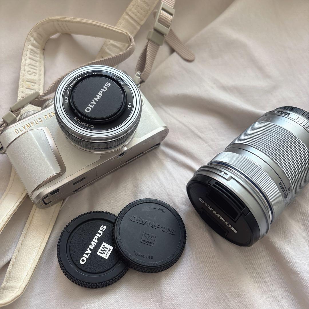 OLYMPUS PEN e-pl10 ホワイト 交換レンズ付き OLYMPUS PEN オリンパス ミラーレス E-PL10 レンズキット ホワイト