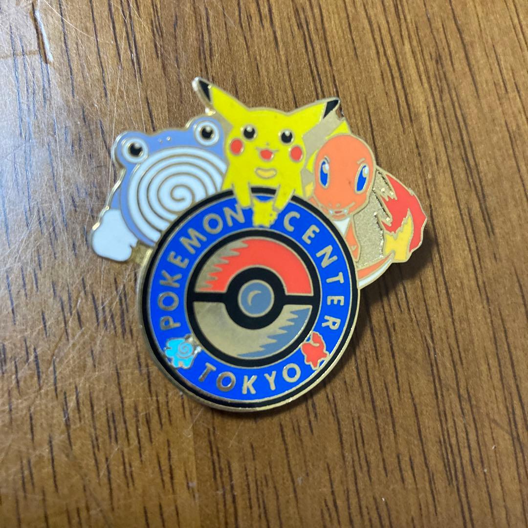 ポケモン ピンズ ポケモンセンター トウキョー 初代ロゴ ピンズバッジ