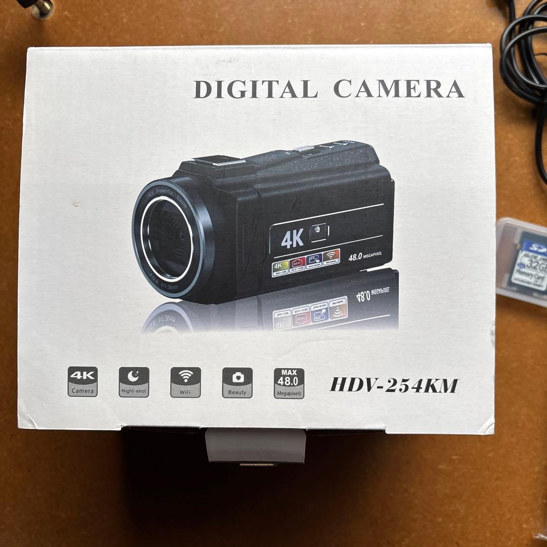 4Kビデオカメラ HDV-254KM - メルカリ