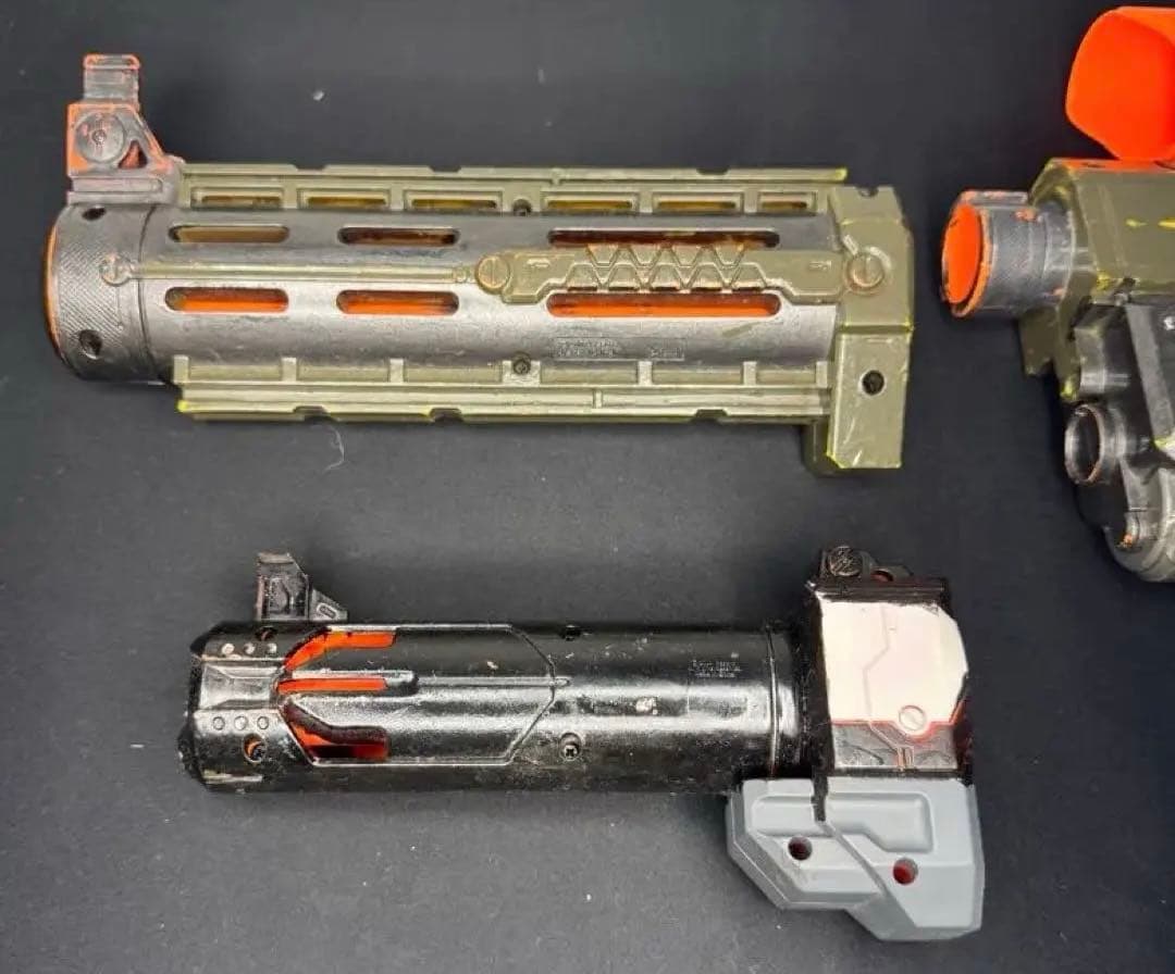 NERF】魔改造 カスタム アタッチメント多数 スコープ付き 世界に一つ