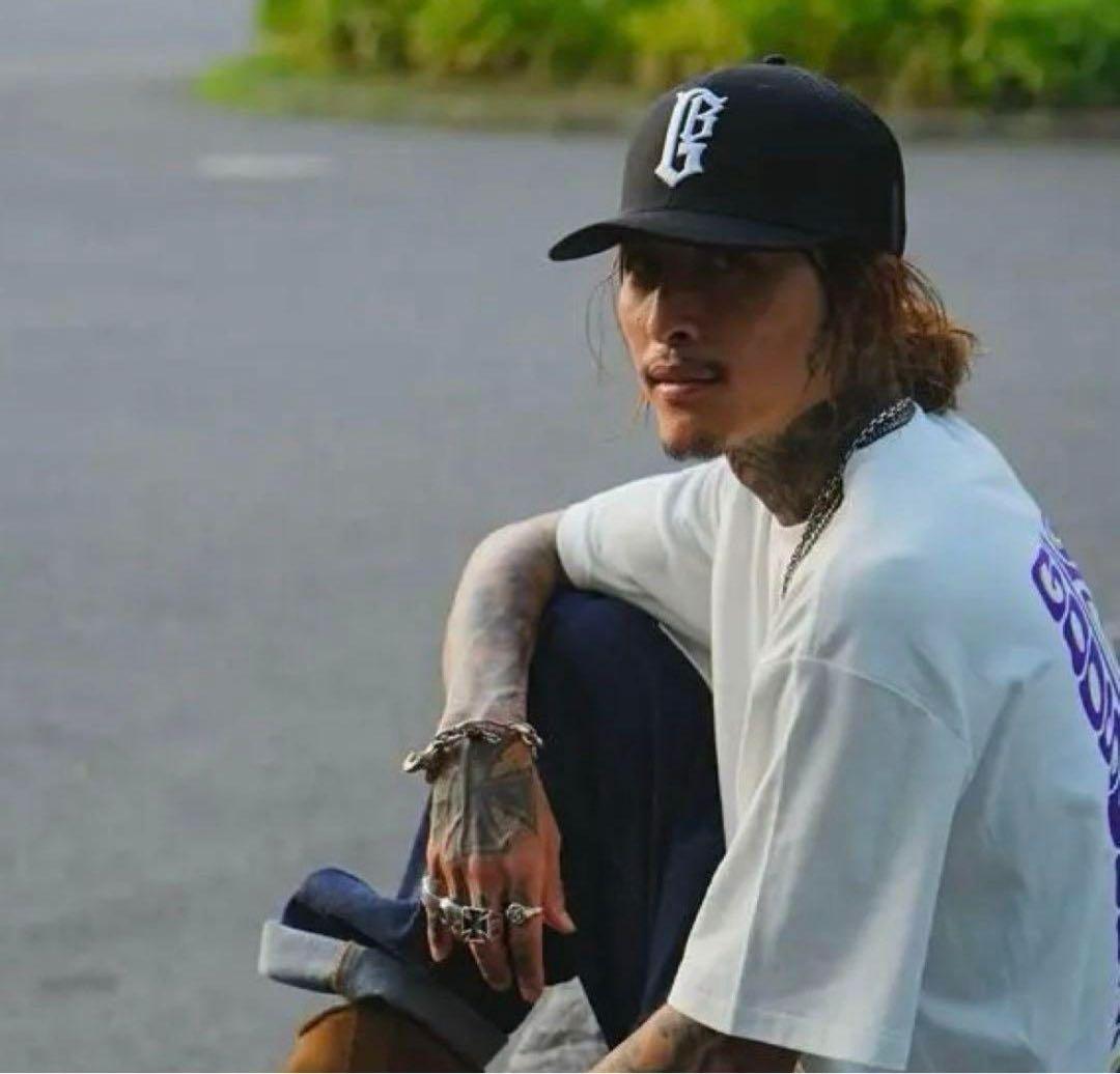 GOOSE BUZZY GB SIG MESH CAP 黒 森下直哉