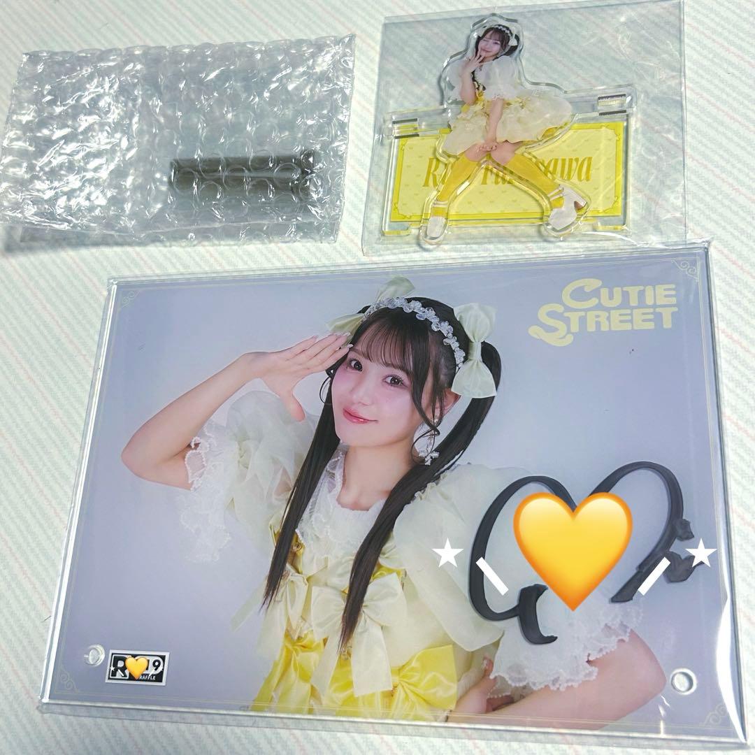 CUTIE STREET 直筆サイン入りアクパネ アクスタセット(古澤里紗