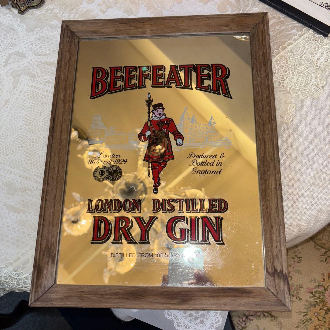 Beefeater ミラー ロンドン風景のパブミラー - メルカリ