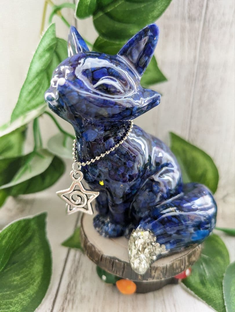 つる927様専用】アクアマリンのかばちゃん形オルゴナイト☆他6点