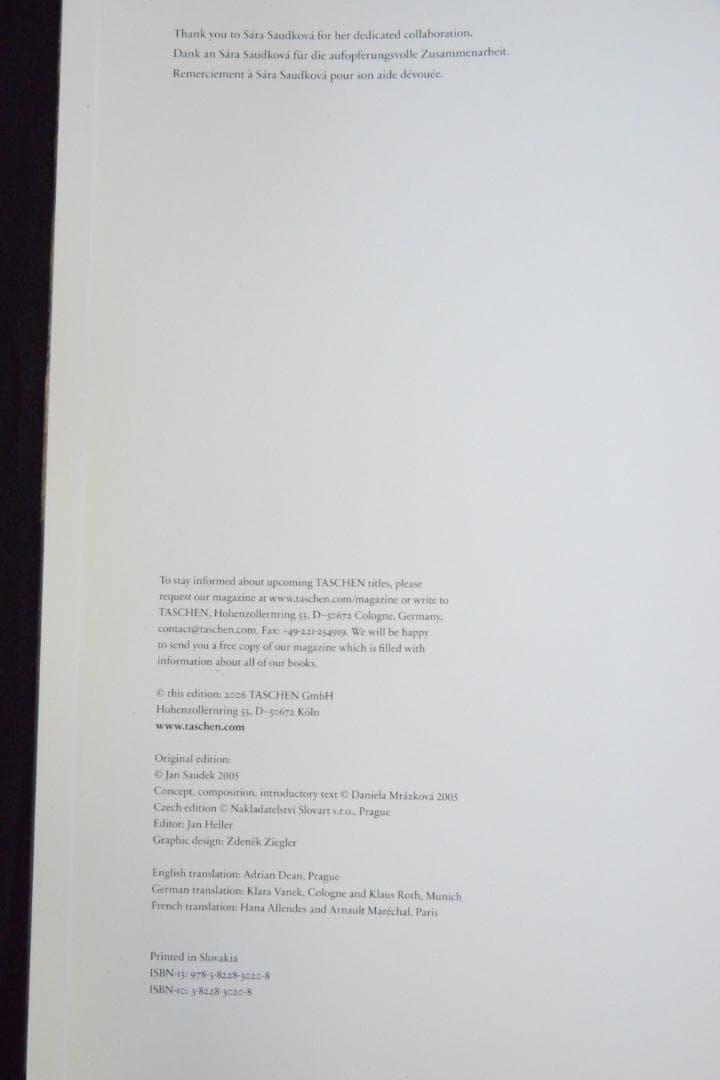 【Saudek：Jan Saudek】★★大幅に値下げしました