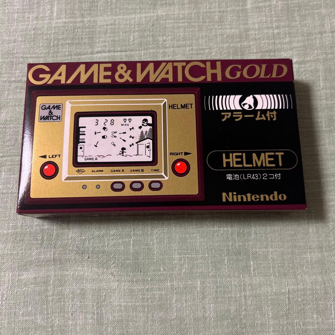 GAME&WATCH GOLD アラーム付き Nintendo Game & Watch Gold Helmet CN-07 Japan ver. Working 1981 | eBay