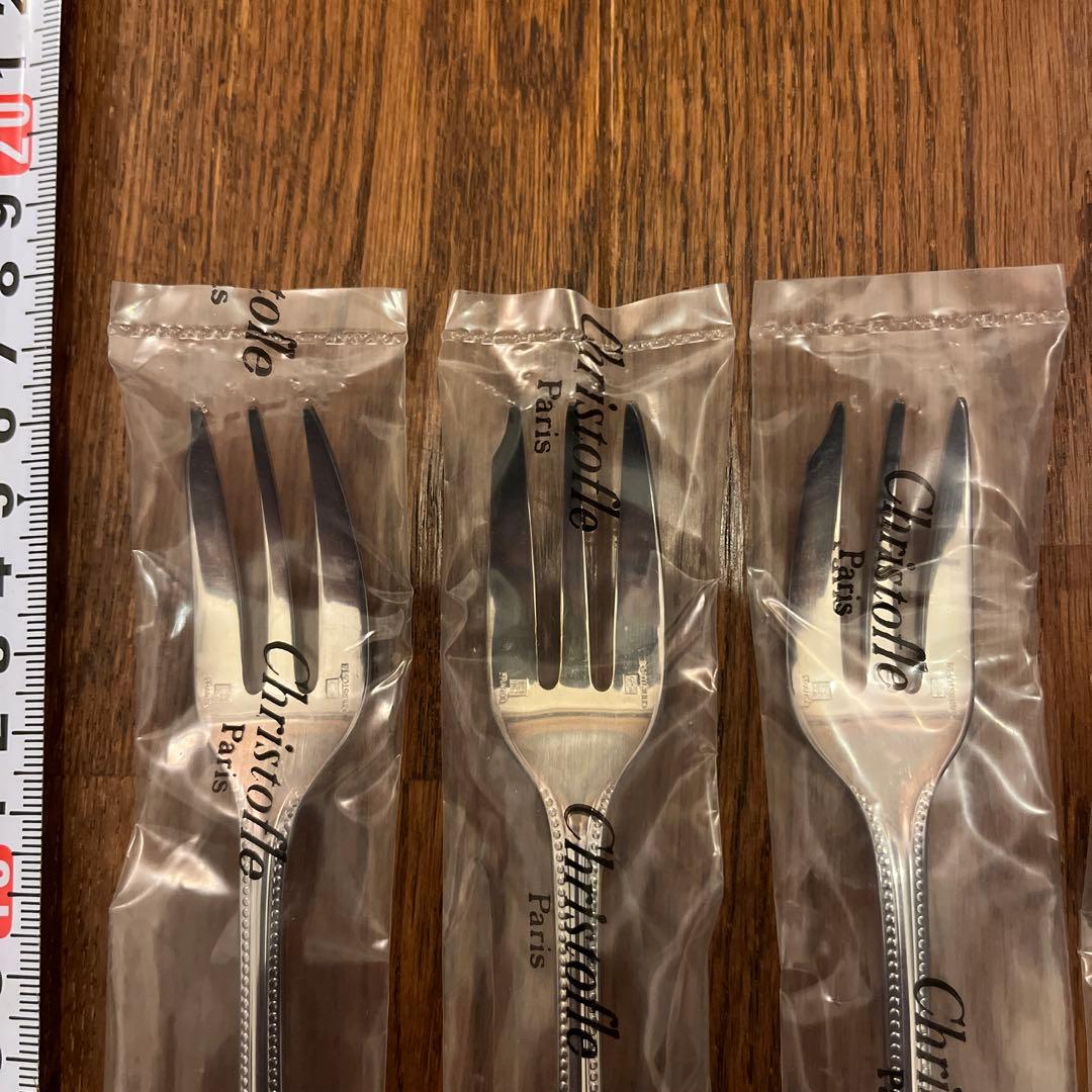 クリストフル 未開封 スプーン フォーク - メルカリ