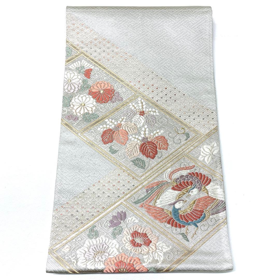A1823 ○高級 正絹 唐織 六通 袋帯 - メルカリ