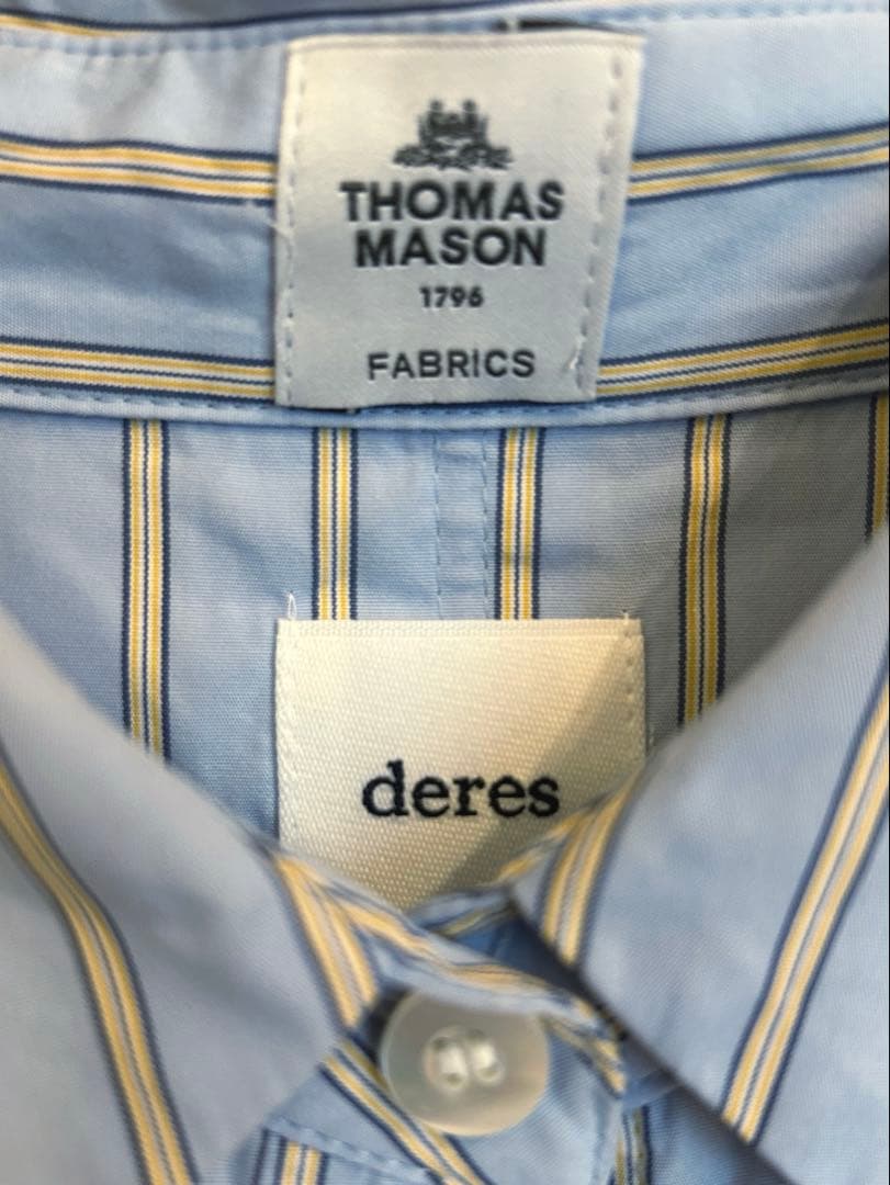 deres】6way sleeve shirt stripe - メルカリ