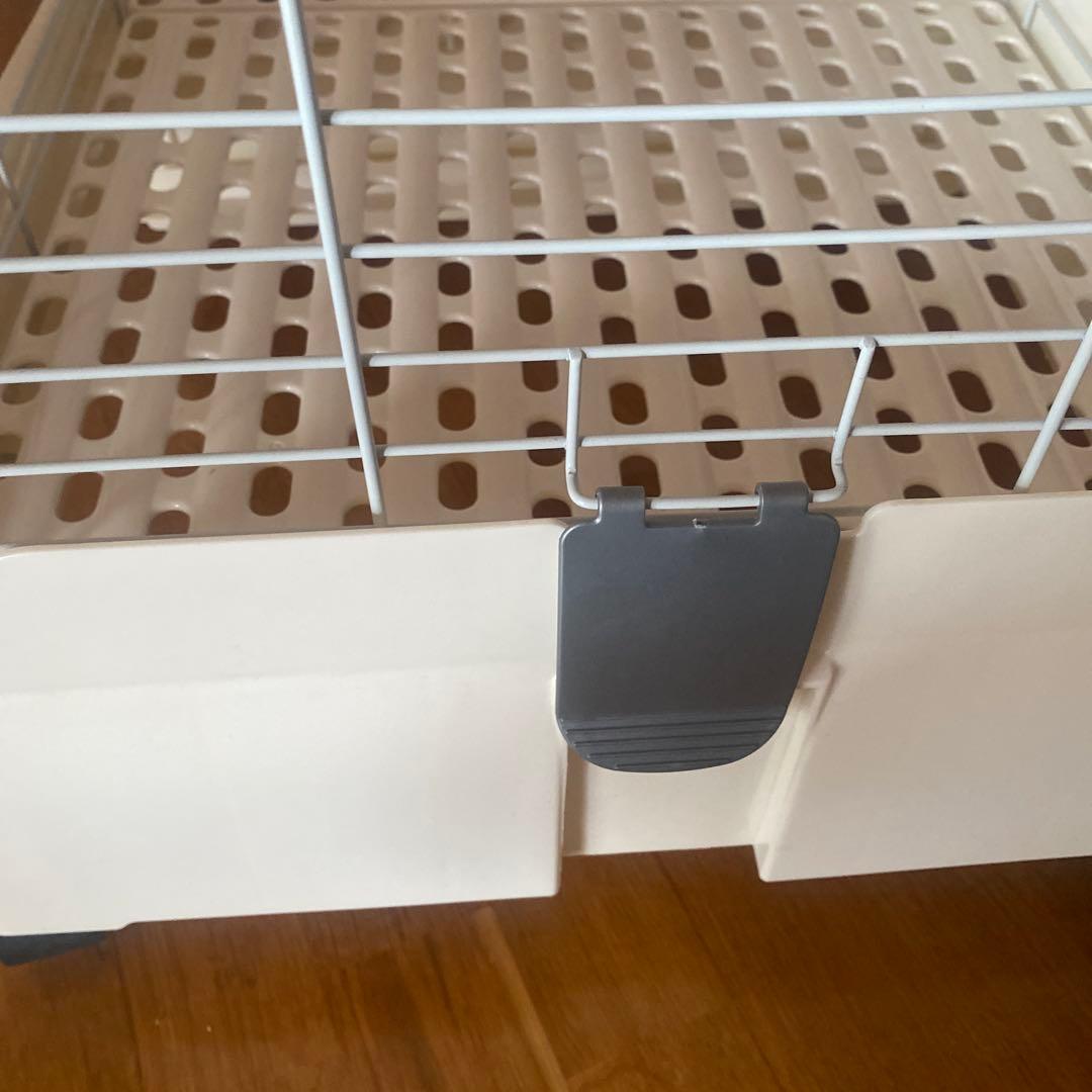 サンコー うさぎケージ 80 キャスター付き ホワイトケージ かじり棒