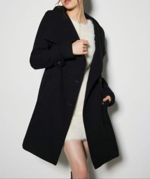 ぴ*)様 オーバーネックシンデレララインミニコート　rienda rienda | 【30％OFF CAMPAIGN】25オーバーネックシンデレララインミニ