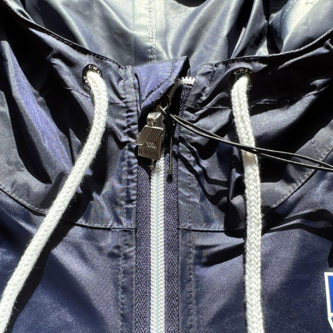 新品未使用】k-way leon Sサイズ ネイビー 上杉柊平着用モデル - メルカリ