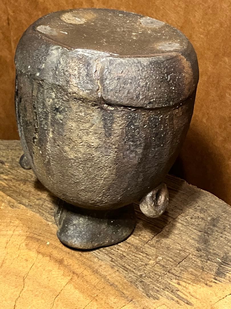 越前 双耳 壺 花入 穴窯焼き締め （大） - メルカリ