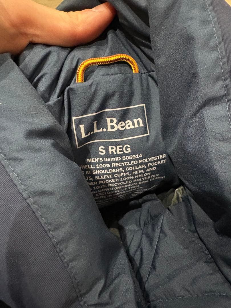 L.L.Bean ダウンジャケット ネイビー DOWNTEK 肉厚