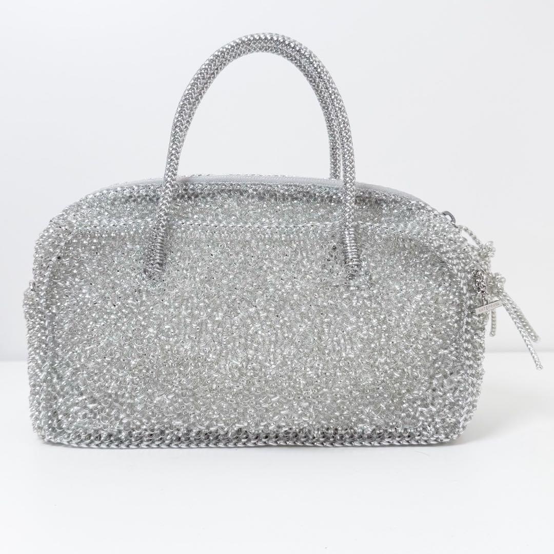 アンテプリマ ボクシー ミディアム ハンドバッグ シルバー　ワイヤーバッグ アンテプリマ ボクシー ミディアム ハンドバッグ シルバー ワイヤー