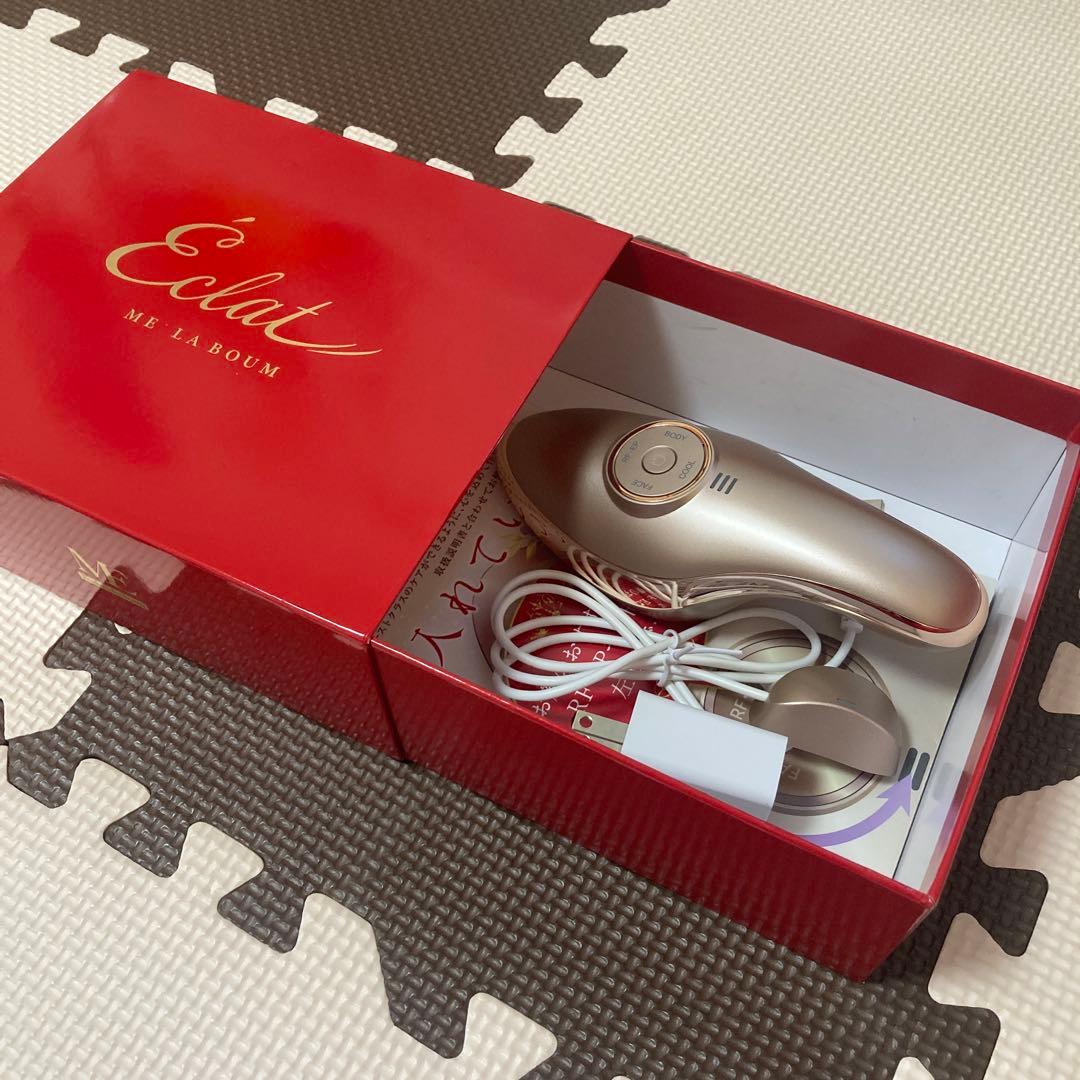 Eclat 美顔器 ゴールド USB充電器付き Eclat 美顔器 ラボンエクラ ゴールド 充電ケーブル付き IKKO
