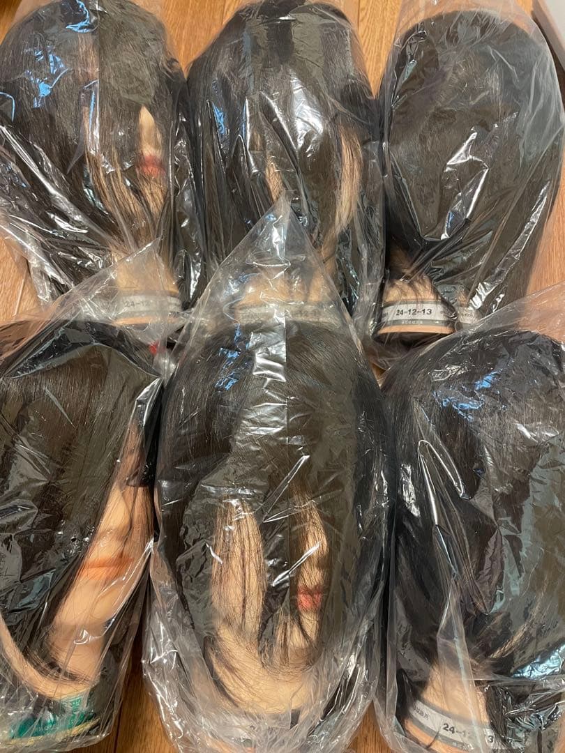 美容師　国家試験　ウィッグ　6体 カットウィッグ 美容師 マイスター 国家試験 練習 美容師国家試験 練習