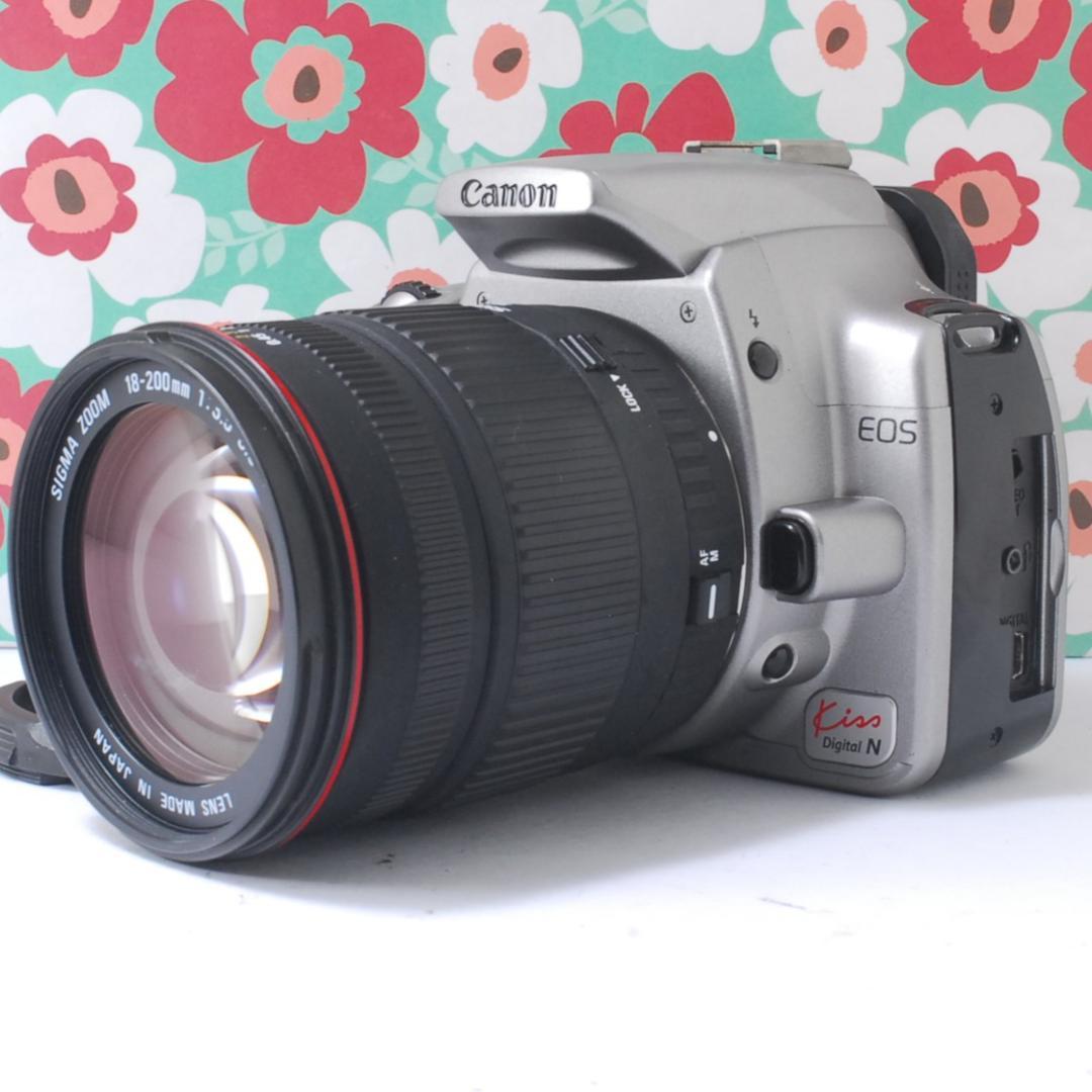 ❤近くも遠くも撮影❤Canon kiss Nレンズキット❤スマホに転送❤ ❤スマホに転送❤Canon kiss X望遠レンズ❤人気機種❤ - メルカリ