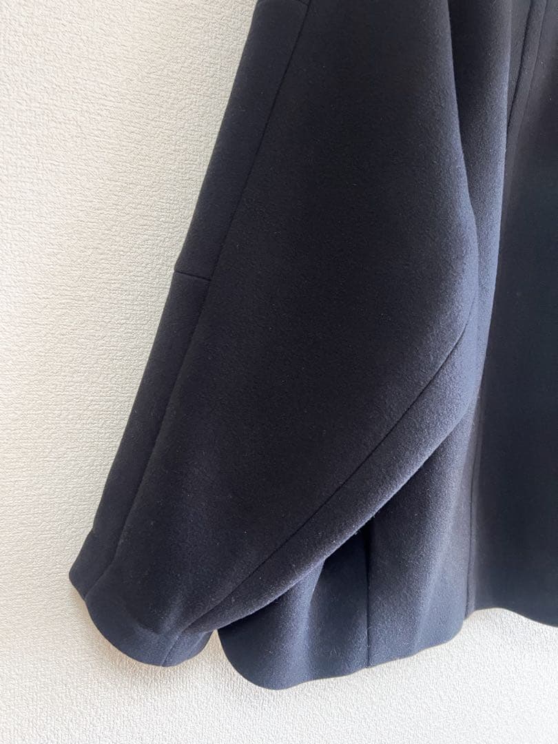 STUMBLY ウールコート コクーンシルエット 36 ブラック - ジャケット