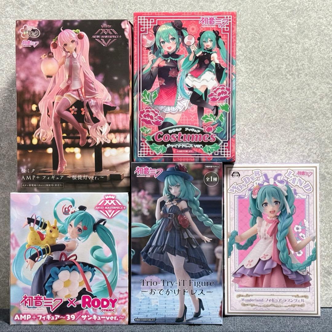 初音ミク AMP/Trio-Try-iT/他 フィギュア5個セット 🔥新商品入荷🔥／ #初音ミク から初音ミク Trio-Try-iT Figure