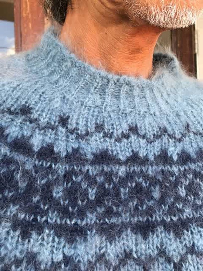 ボーイズマーケット別注 Harley of Scotland モヘアニット - メルカリ