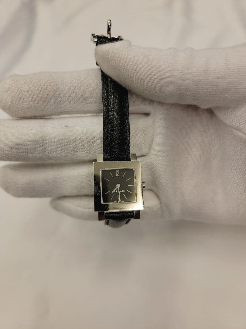 BVLGARI　レディース スクエア型 黒レザー時計 楽天市場】ブルガリ（文字盤形状正方形（スクエア））（レディース