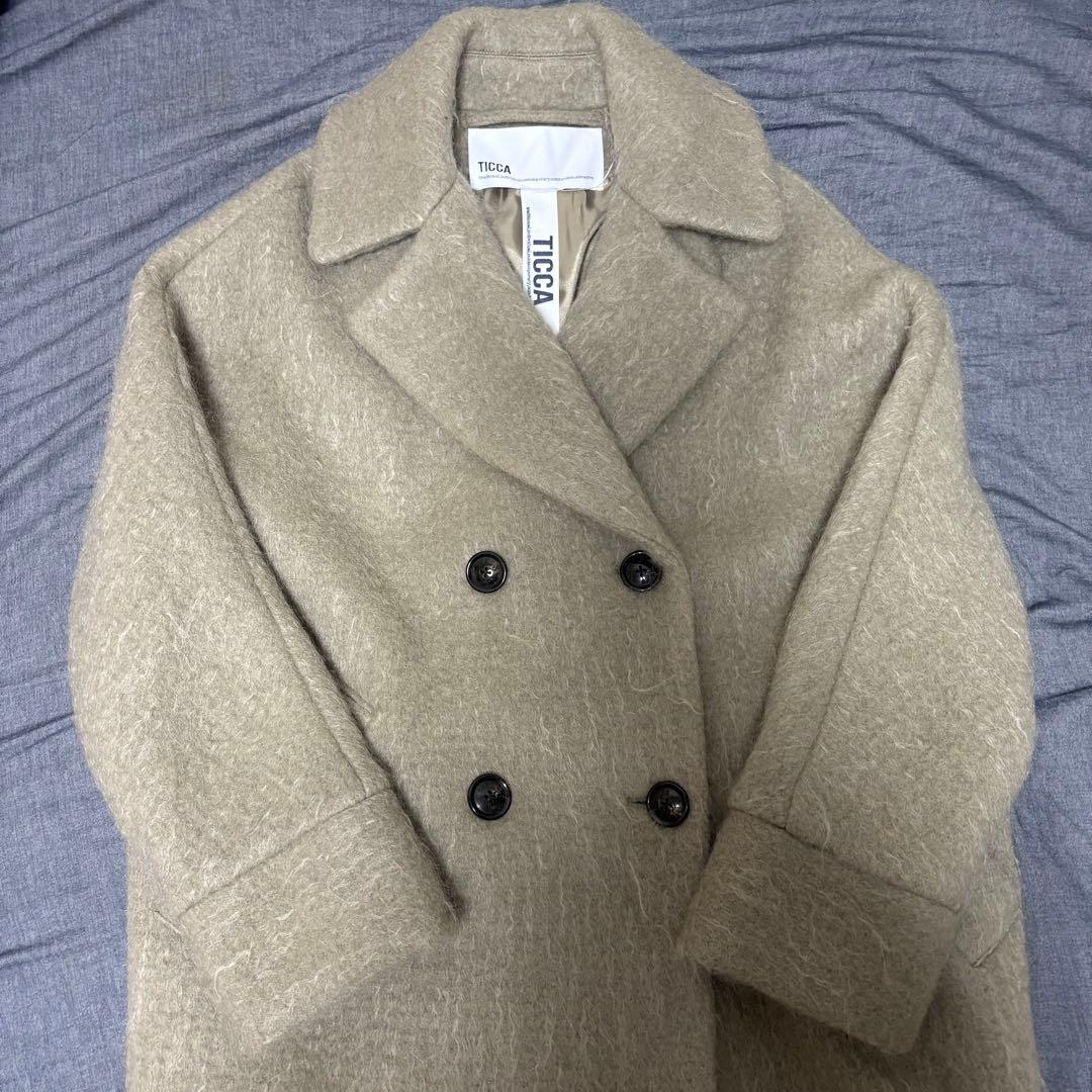 【タグ付き新品】TICCA 別注モヘヤ混テントコート 別注【TICCA / ティッカ】モヘヤ混テントコート | ジャーナル