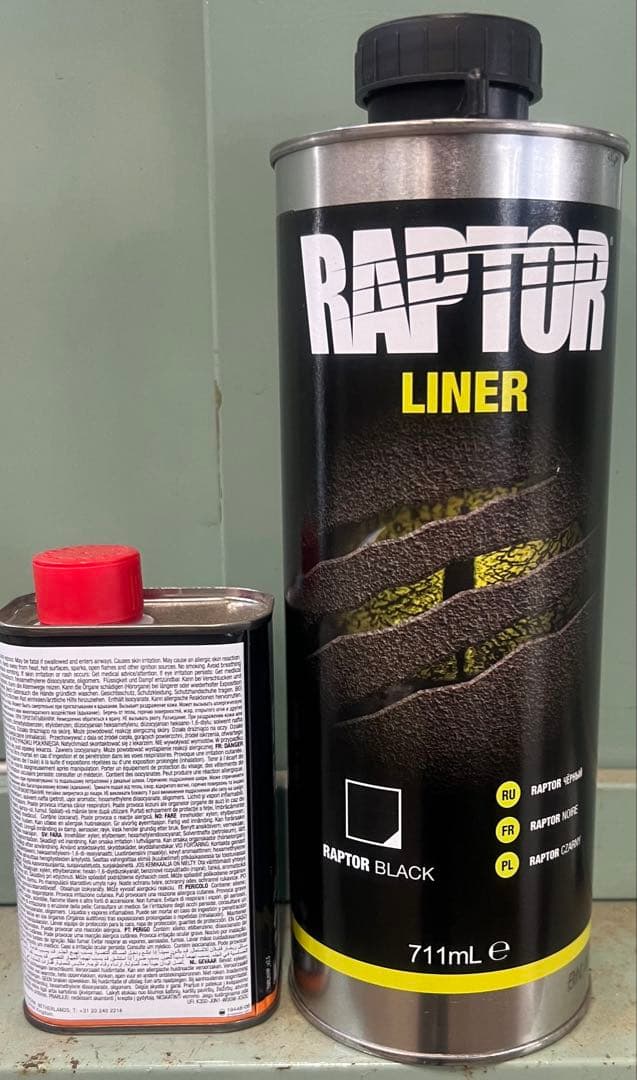 RAPTOR LINER ブラック 711mL Black Bedliner / Raptor one gallon - Cruiser Corps
