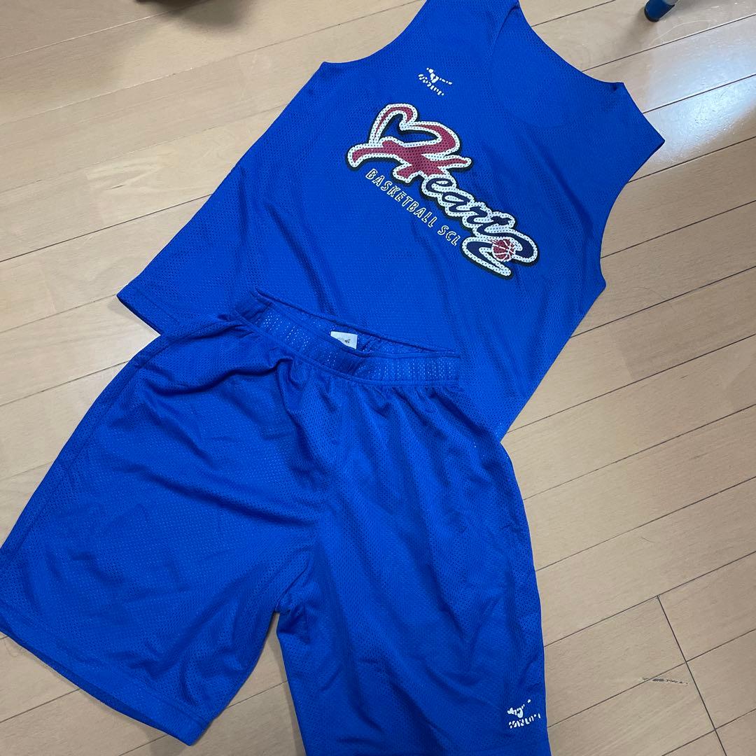 ハーツ バスケットボール ユニフォーム サイズ150スクール指定練習着
