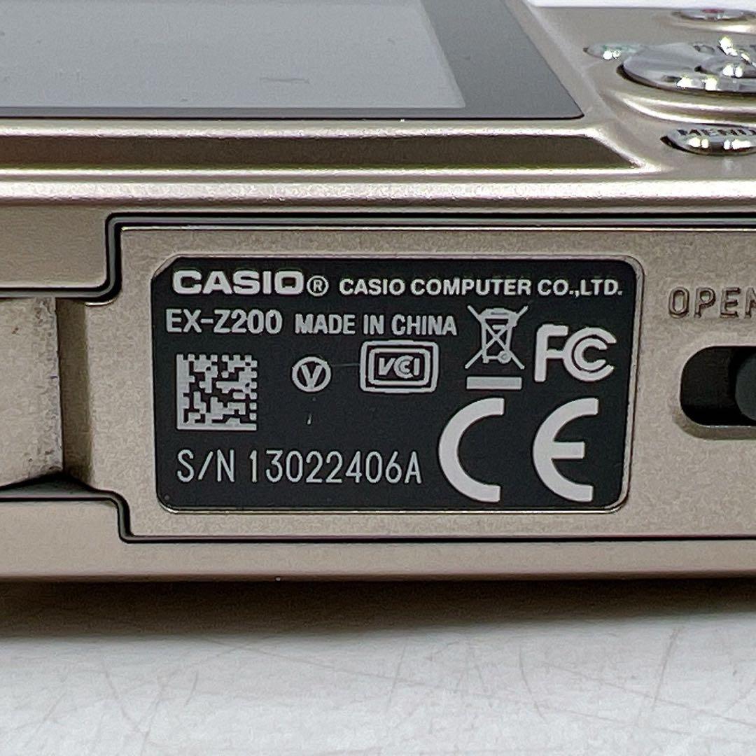極美品 CASIO EXILIM EX-Z200 ゴールド 付属品完備 デジカメ - メルカリ