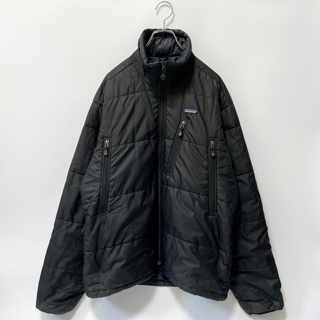 00s》パタゴニア パフジャケット ブラック メンズMサイズ 83990F4