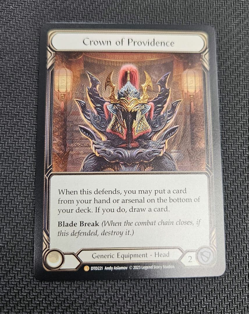 FAB　Crown of Providence Crown of Providence – Flesh & Blood
