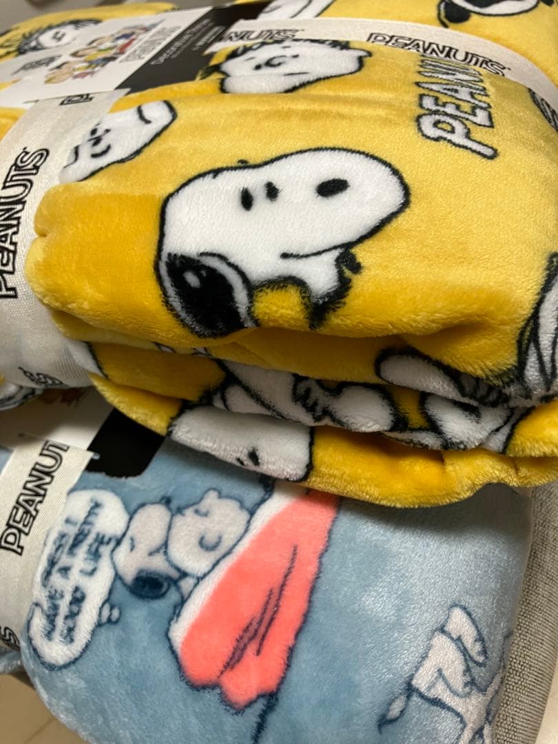 コストコブランケット スヌーピーPeanuts®大判ひざ掛け 152x177cm