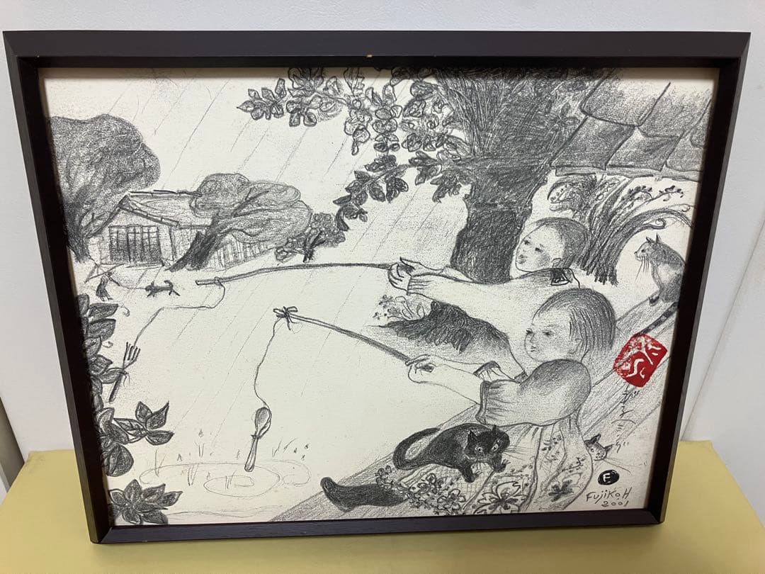 フジ子・ヘミング　『雨の日』　海外　アート フジ子・ヘミング 『雨の日』 海外 アート - メルカリ