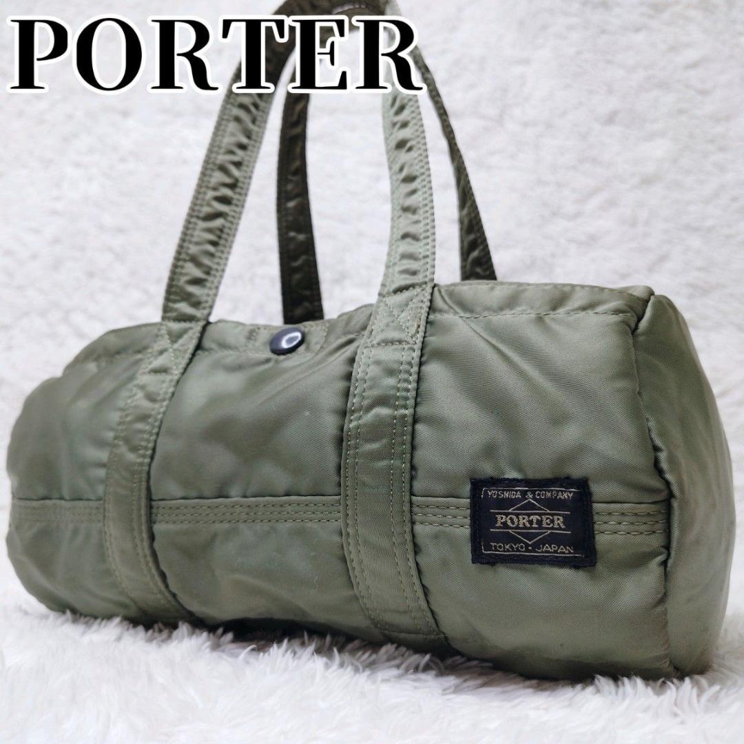 希少廃番品】PORTER ポーター タンカー ミニボストン S セージグリーン