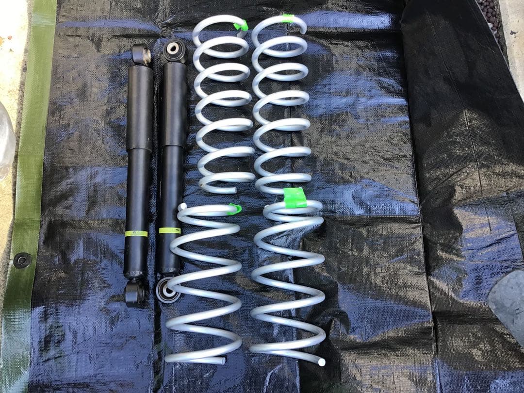 FAFリフトアップスプリングセット（DA17W・V）ジムニーリアショック付 ジムニー エブリイ ワゴン DA17W 4WD リフトアップキット コイル