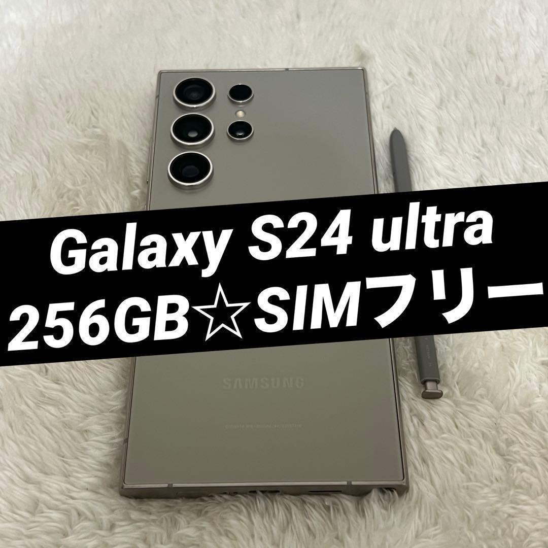 Galaxy S24 ultra 256GB チタニウムグレー i29 - メルカリ