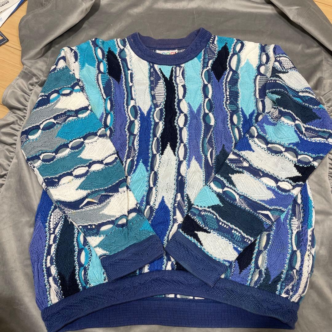 COOGI カラフルニットセーター SS ブルー - メルカリ