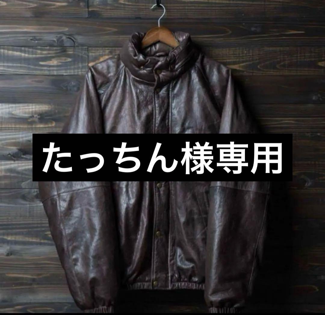 pablo vinci Leather down jacket レザーダウン - メルカリ