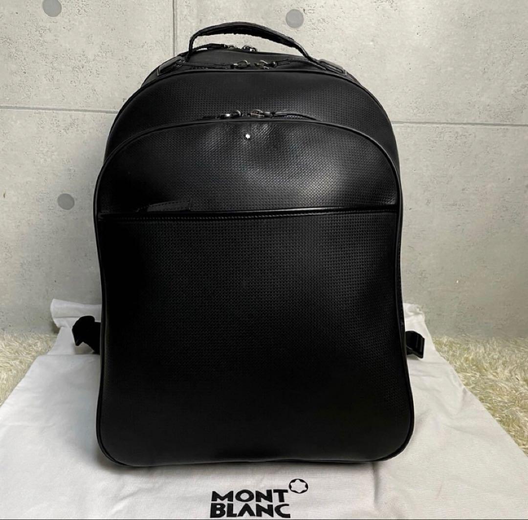 [早い者勝ち、激レア] 明日戻しますMONTBLANCイタリア製オールレザー 黒 2023年 モンブラン新作 モンブラン 1858 アンヴェイルド シークレット