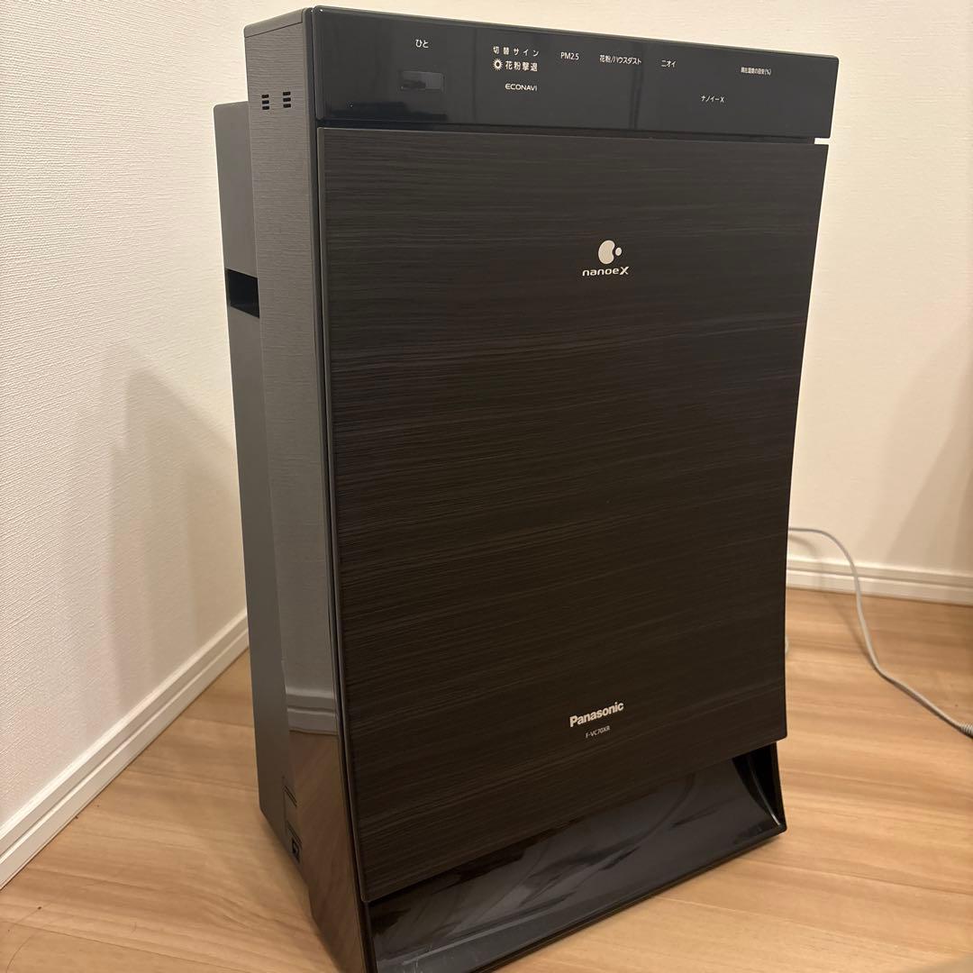 Panasonic加湿空気清浄機　F-VC70XR F-VC70XR-W 加湿空気清浄機 ホワイト [適用畳数：31畳 /最大適用畳数