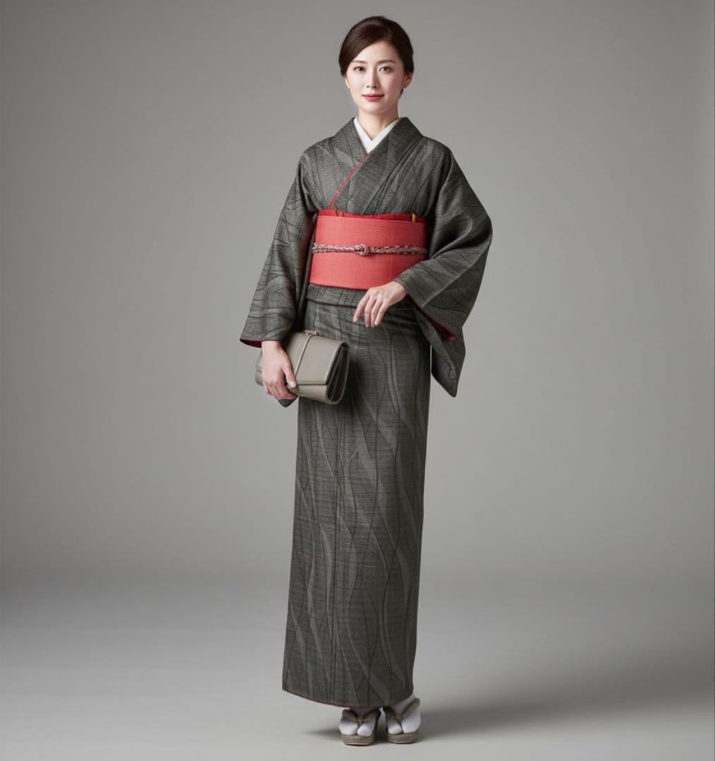 モ41 未使用近い 美品 袷 正絹 大島紬 フルセット - メルカリ