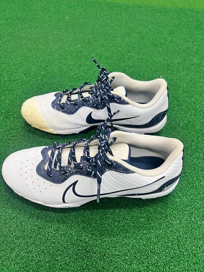 Nike スパイクシューズ ホワイト/ネイビー 日本未発売】 ナイキ 野球 ポイント スパイク Nike Alpha Huarache