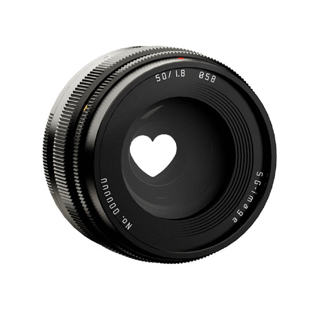 SG-image 50mm F1.8 M43 4種模様ボケ