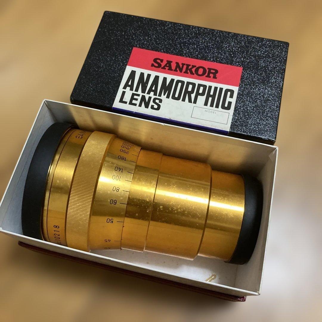アナモフィックレンズ　Sankor anamorphic lensゴールド♪ アナモフィックレンズ Sankor anamorphic lensゴールド - メルカリ