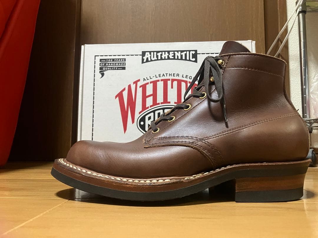 【7.5E】ホワイツ セミドレス ブーツ ブラウン クロムエクセル