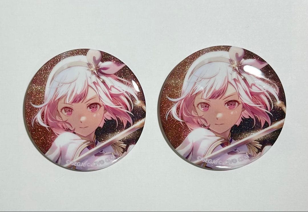 プロセカ グリッター缶バッジ 48b 鳳えむ - メルカリ