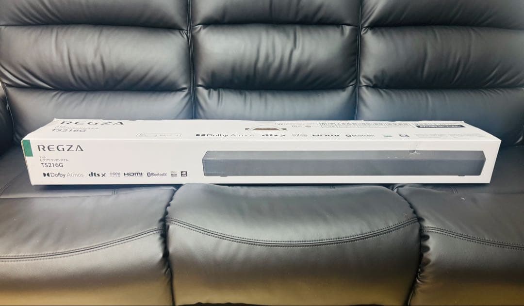 【新品未使用】TS216G デュアルウーファー内蔵 レグザ　サウンドバー REGZA(レグザ) TS216G デュアルウーファー内蔵 レグザサウンドシステム