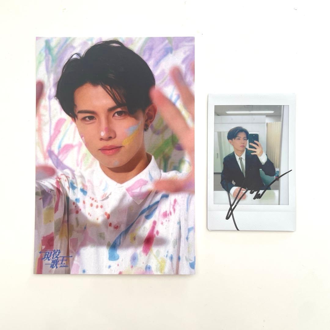 現役歌王 木本慎之介さん サイン入りチェキ＆ポストカード　クリスマスイベント 現役歌王JAPAN サイン入りチェキ 木本慎之介 - メルカリ